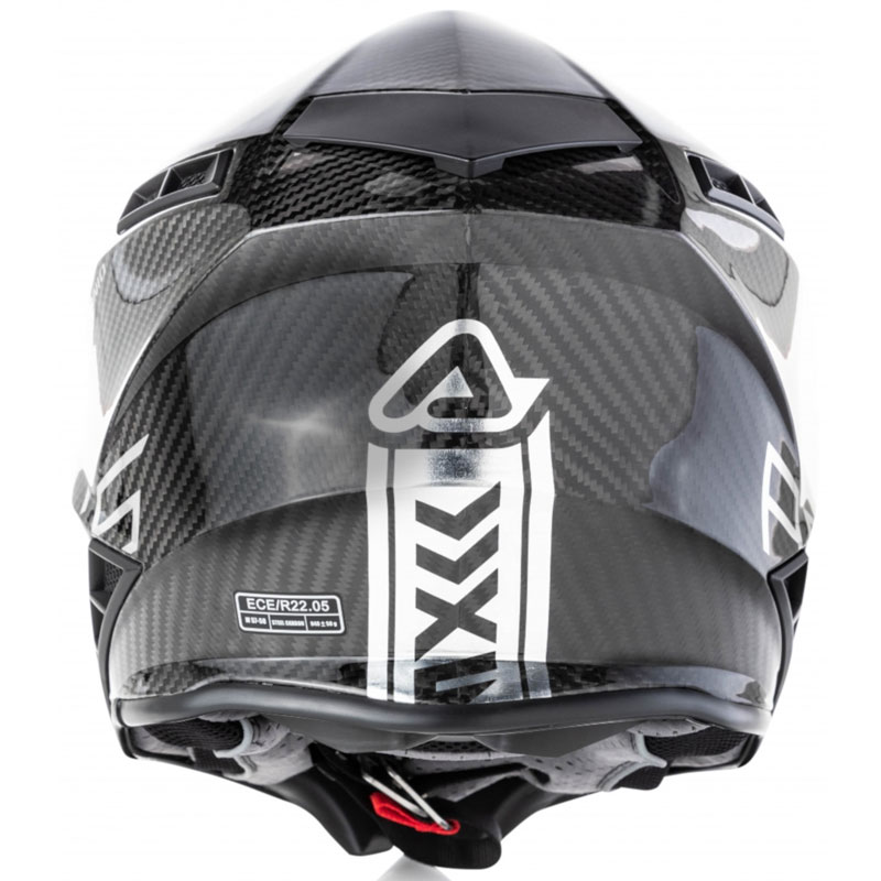 Casco Cross Acerbis Steel Carbon Nero | MotoStorm