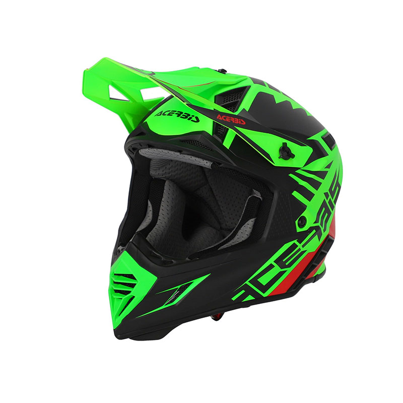 Casco Acerbis X-Track 2206 verde fluo nero