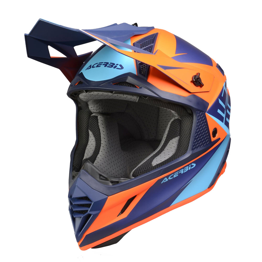 Acerbis CALZA MX IMPACT BLU//ARANCIO L//XL
