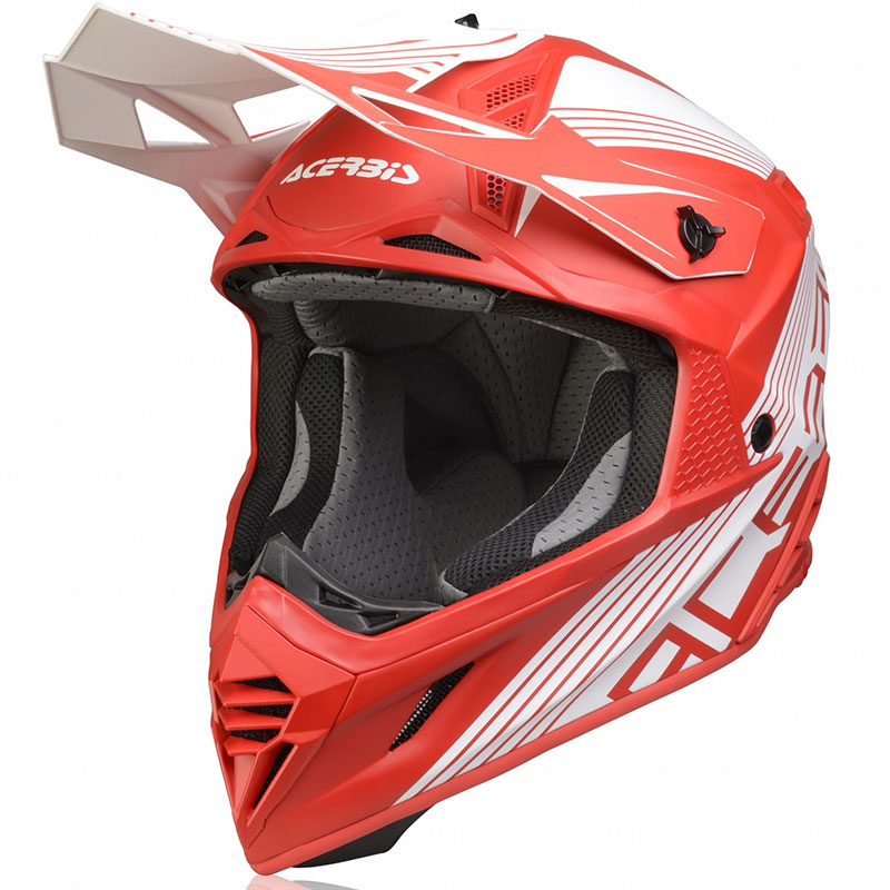 アセビスxトラックvtrヘルメット赤白 オフロード ヘルメット Ac 343 Motostorm アセビスxトラックvtrヘルメット赤白 オフロード ヘルメット Ac 343 Motostorm