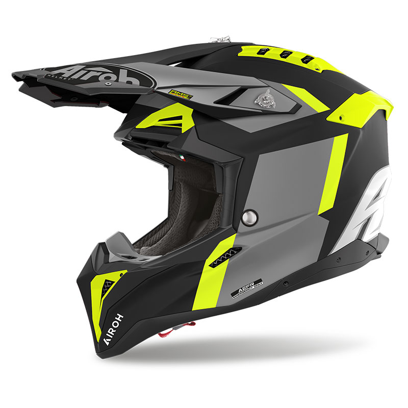 Casco Airoh Aviator 3 Glory giallo opaco