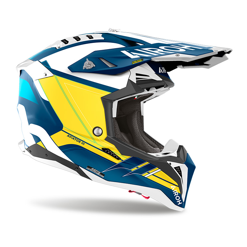 Airoh アビエーター 3 セイバー ヘルメット ブルー マット | MotoStorm [jp]