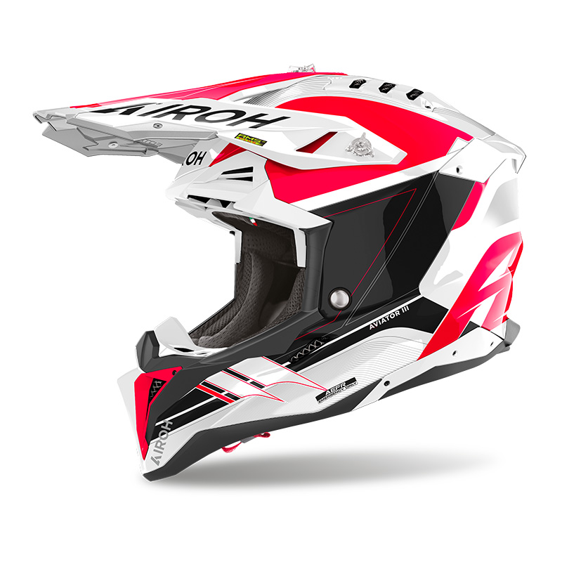 Casco Airoh Aviator 3 Saber rosso