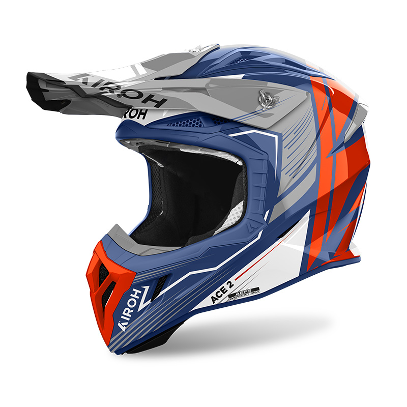 Casco Airoh Aviator Ace 2 Engine cerulean