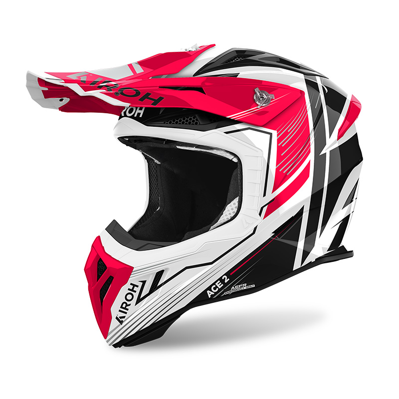 Casco Airoh Aviator Ace 2 Engine rosso