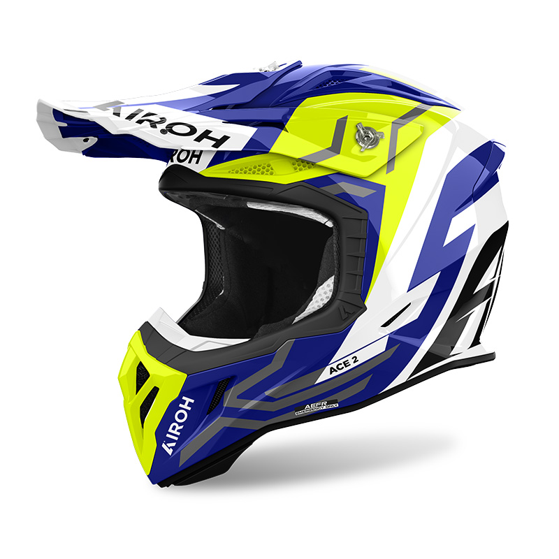 Casco Airoh Aviator Ace 2 Ground giallo