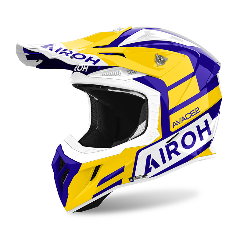 Casco Airoh Aviator Ace 2 Sake giallo lucido