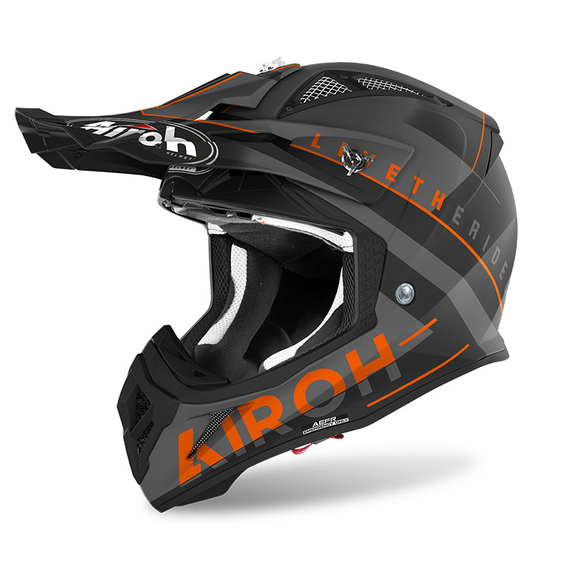 Airoh Aviator Ace Amaze Helm orange matt AVAA32 Offroad Helme MotoStorm