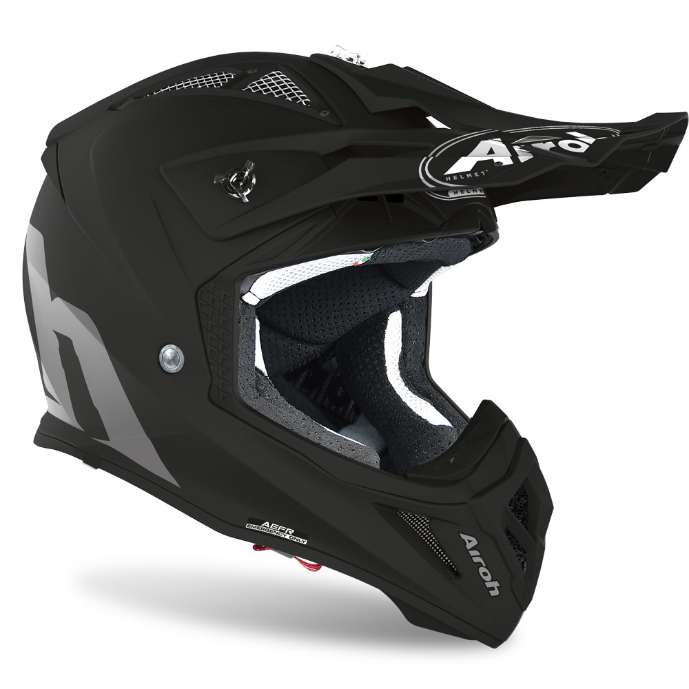 Airoh Aviator Ace Color Helmet Black Matt AVA11 Offroad Helmets