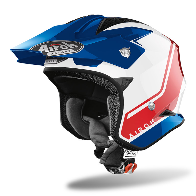 Casco Airoh TRR S Keen blu rosso