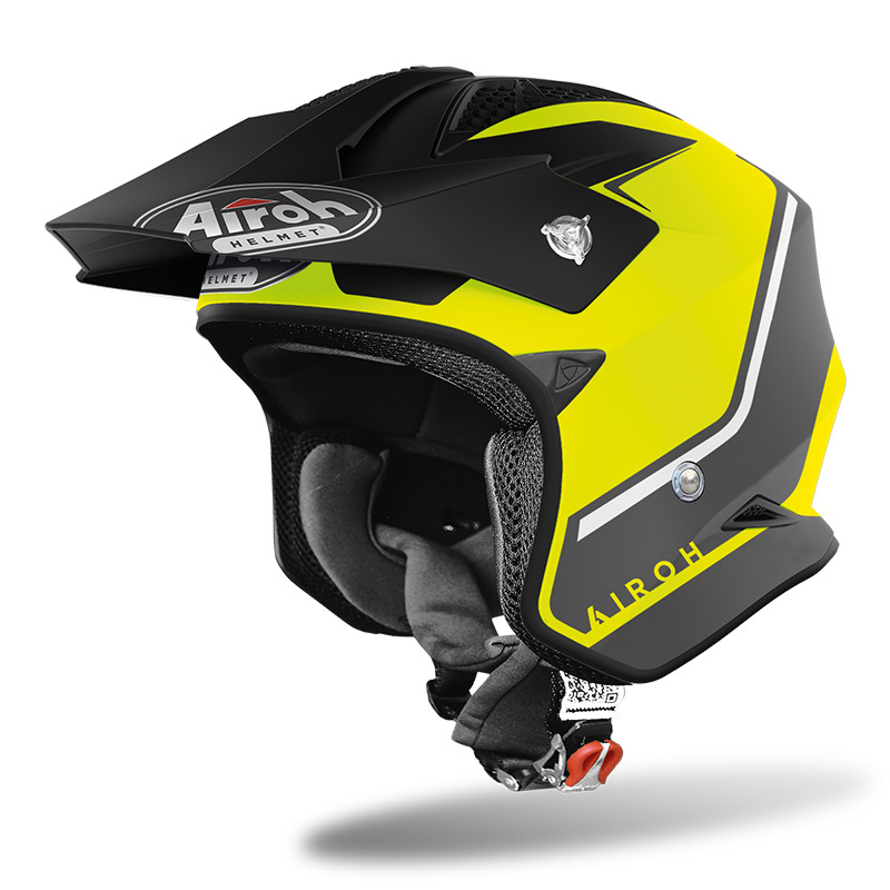 Casco Airoh TRR S Keen giallo opaco