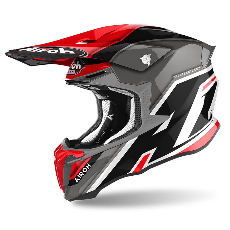 Casco Airoh Twist 2 Shaken rosso