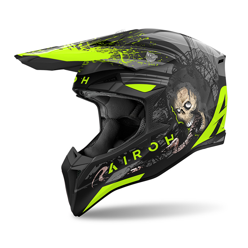 Casco Airoh Wraaap Darkness opaco