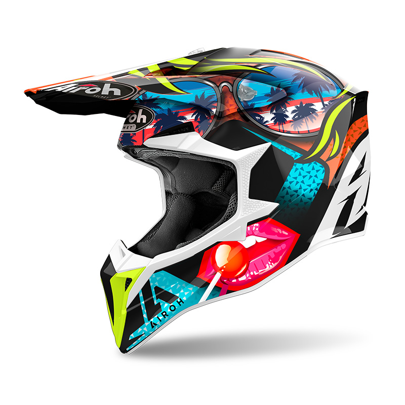  O'Neal 2 SRS Casco Glitch Negro/Blanco, SM : Automotriz