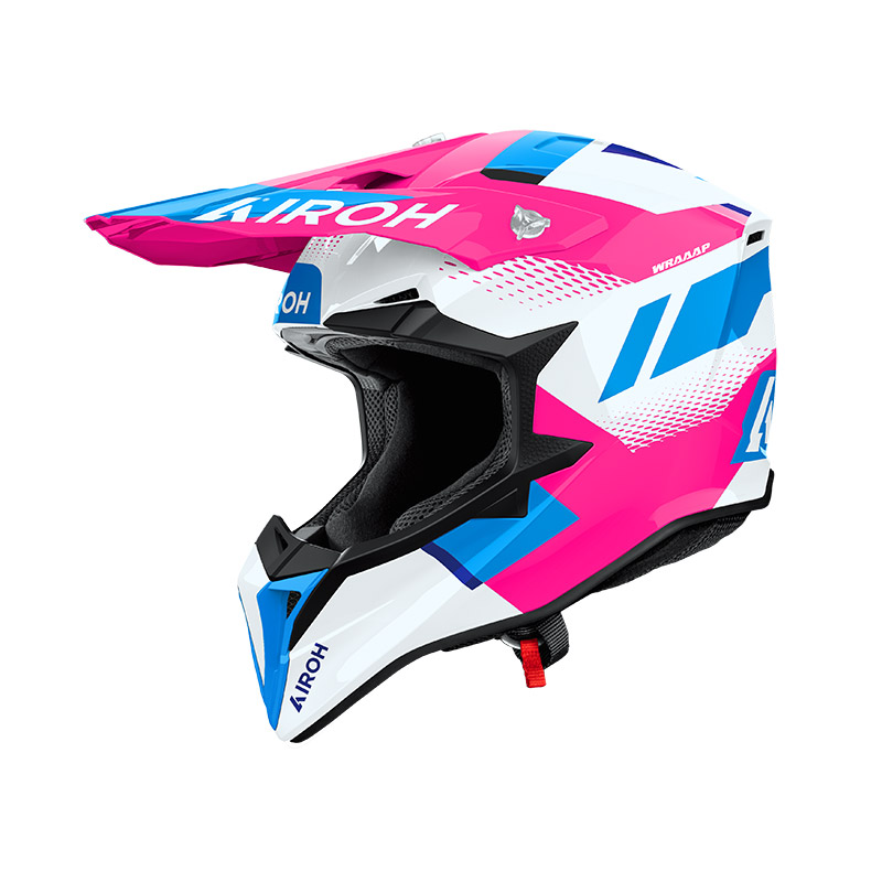 Airoh Wraaap Vision Helm pink