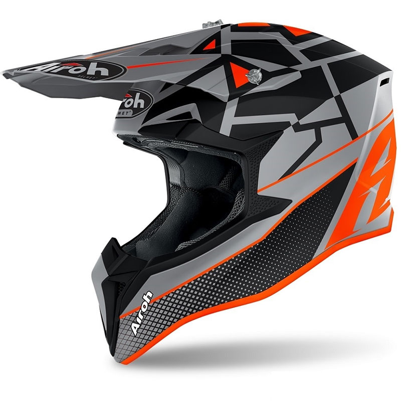 Airoh Wraap Mood Helmet Orange Matt WRM32 Offroad Helmets | MotoStorm