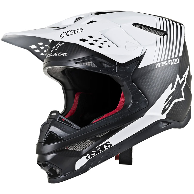 Casco Alpinestars Supertech M10 Dyno Bianco | MotoStorm