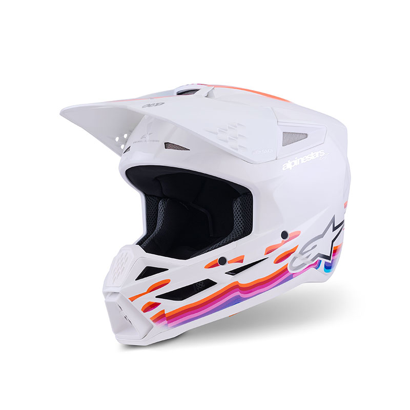 Alpinestars Sm3 Force Helmet White Glossy
