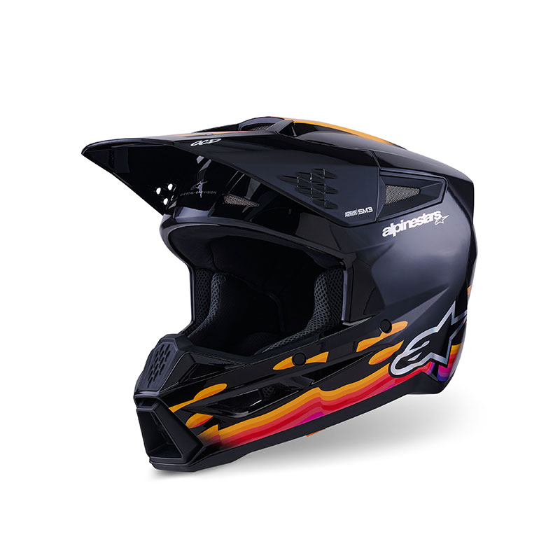Alpinestars Sm3 Force Helmet Black Glossy