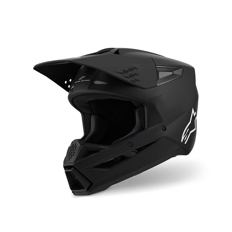 Casco Alpinestars SM3 Solid nero opaco