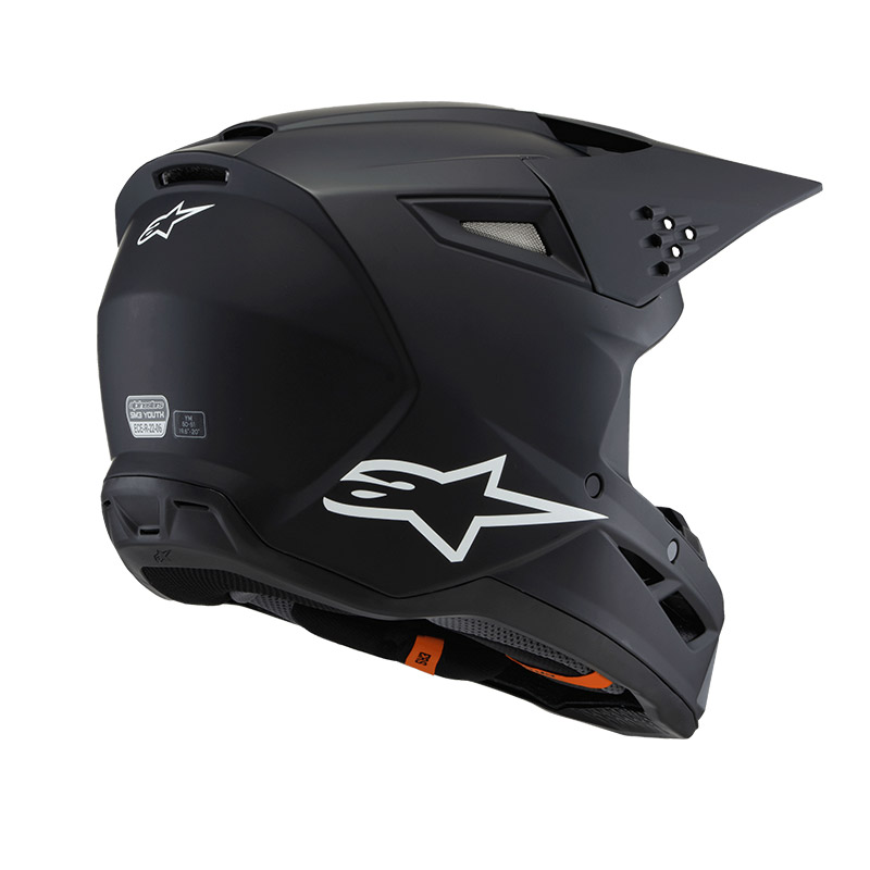 アルパインスターズ S-M3 ユース ソリッド ヘルメット ブラック