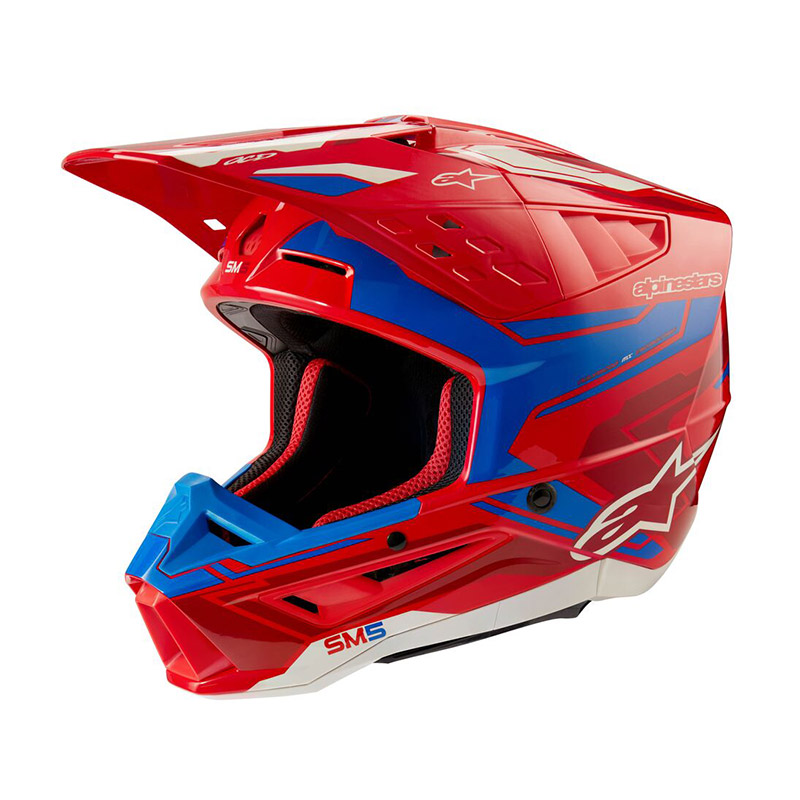 Alpinestars SM5 2206 Action 2 Helm rot