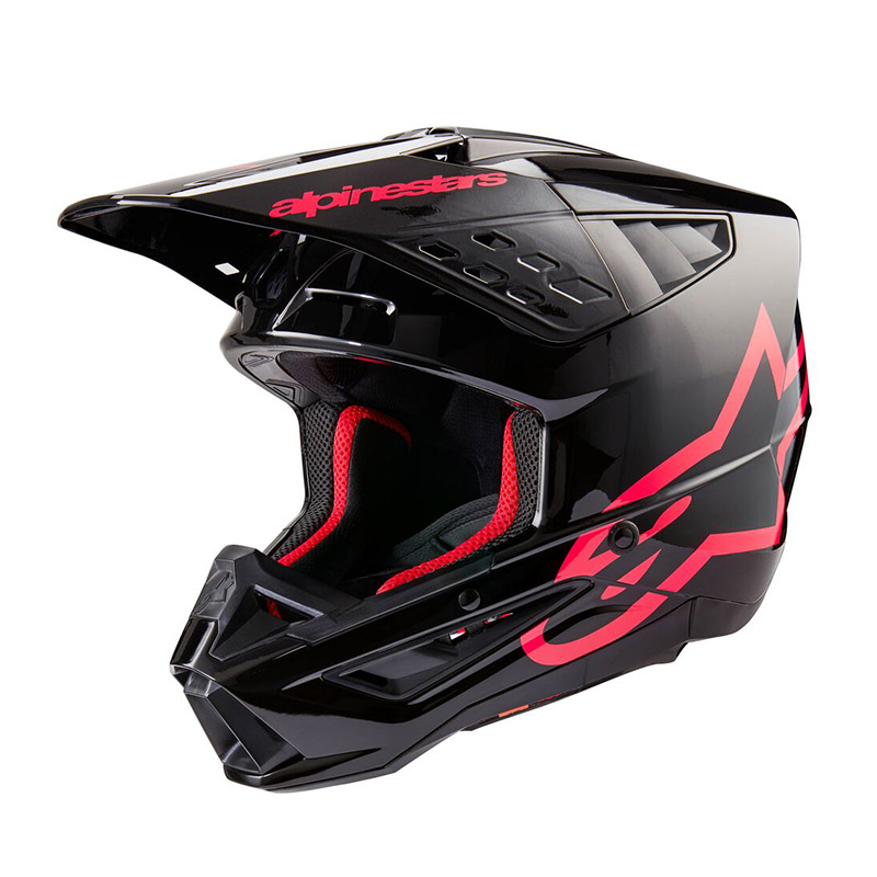 Alpinestars SM5 2206 Corp Helm diva lila