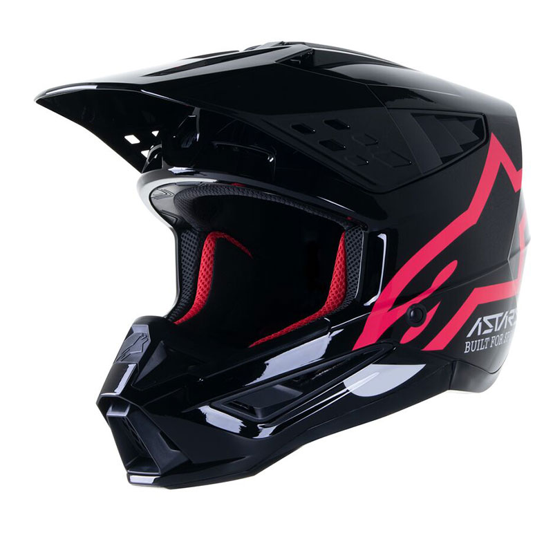 Casco Alpinestars SM5 Compass nero diva rosa