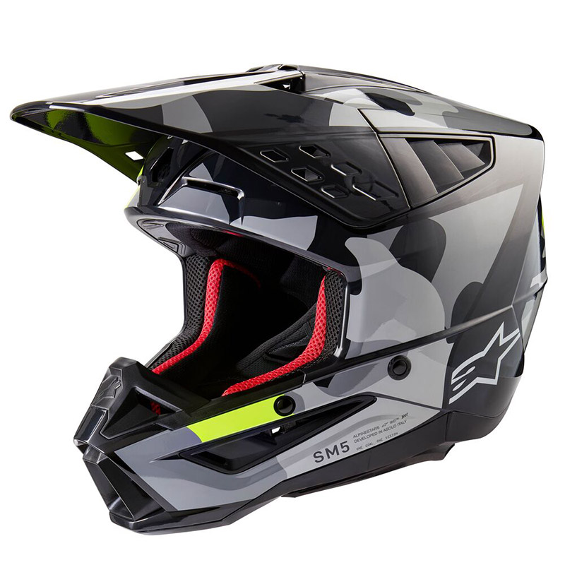 Alpinestars Sm5 2206 Rover 2 Helmet Silver A83038231997 Offroad Helmets ...