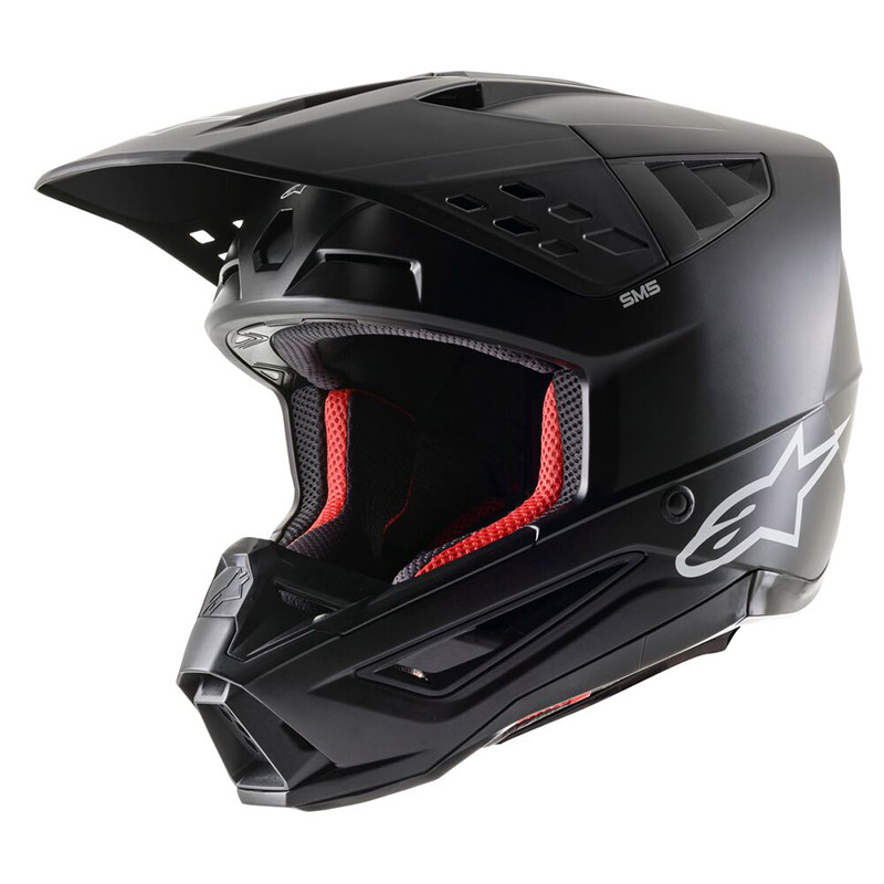 Casco Alpinestars SM5 2206 Solid nero opaco