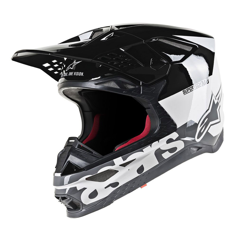 Casco Cross Alpinestars S-m8 Radium Bianco | MotoStorm