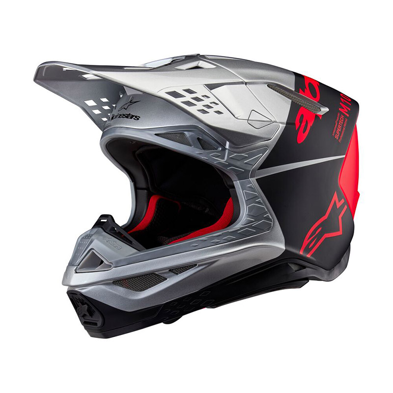 Casco Alpinestars Supertech M10 2206 Flood arancio