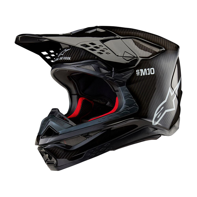 Casco Alpinestars Supertech M10 2206 Solid nero lucido