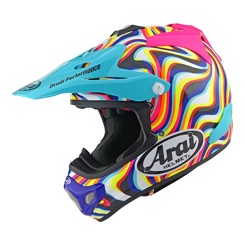 Casco Arai MX-V Evo Stream rosa