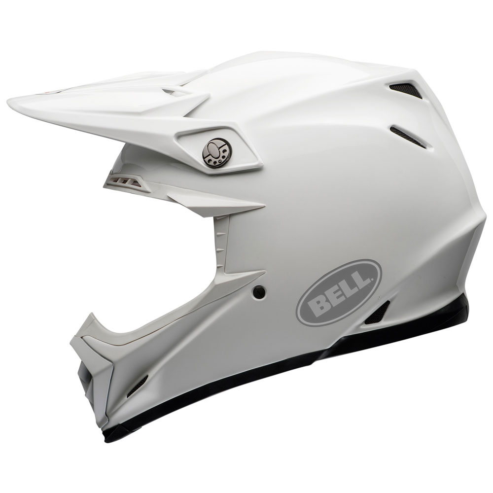 Casco Bell Moto 9 Flex Carbon Bianco | MotoStorm