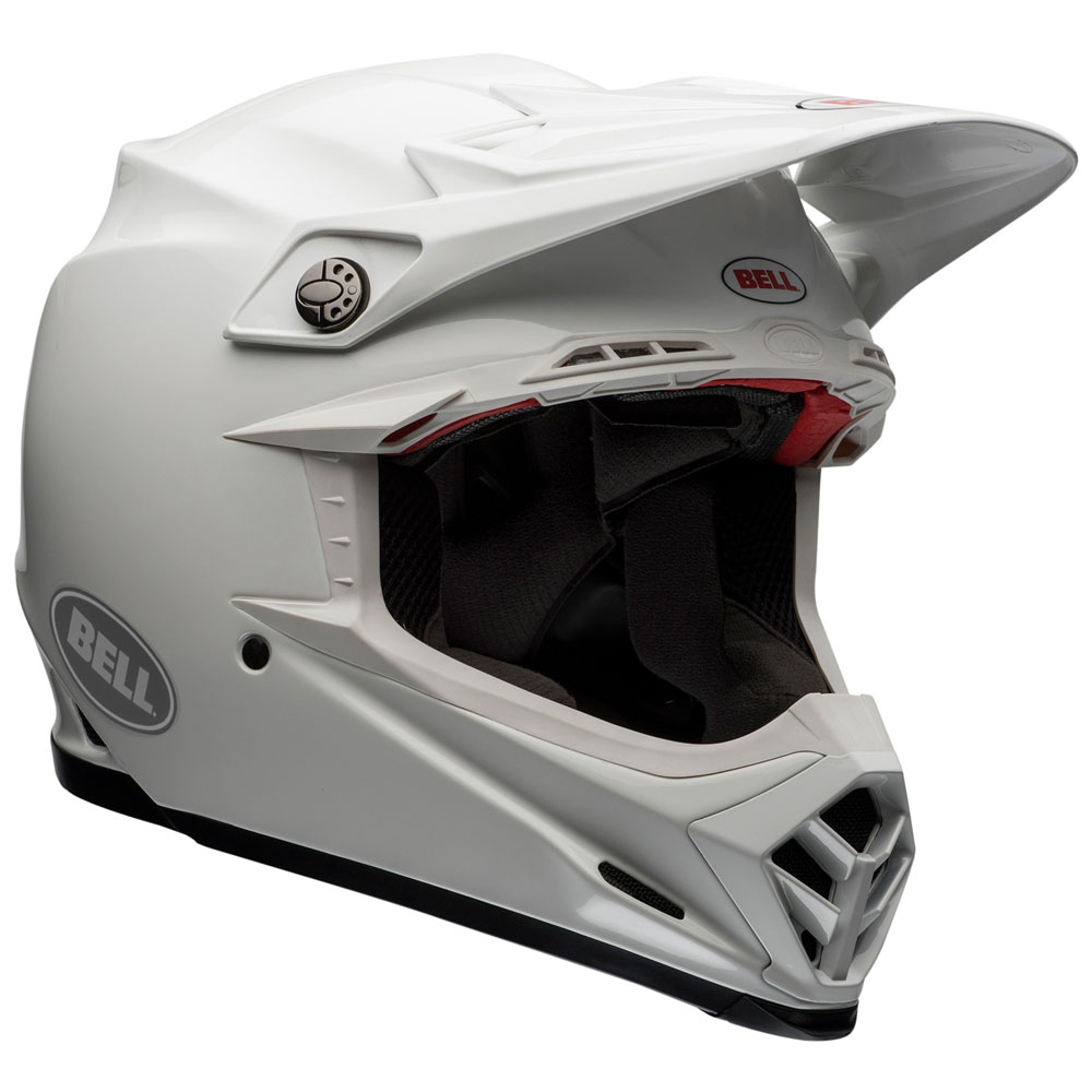 Bell Moto 9 Flex Carbon Helmet White BE 