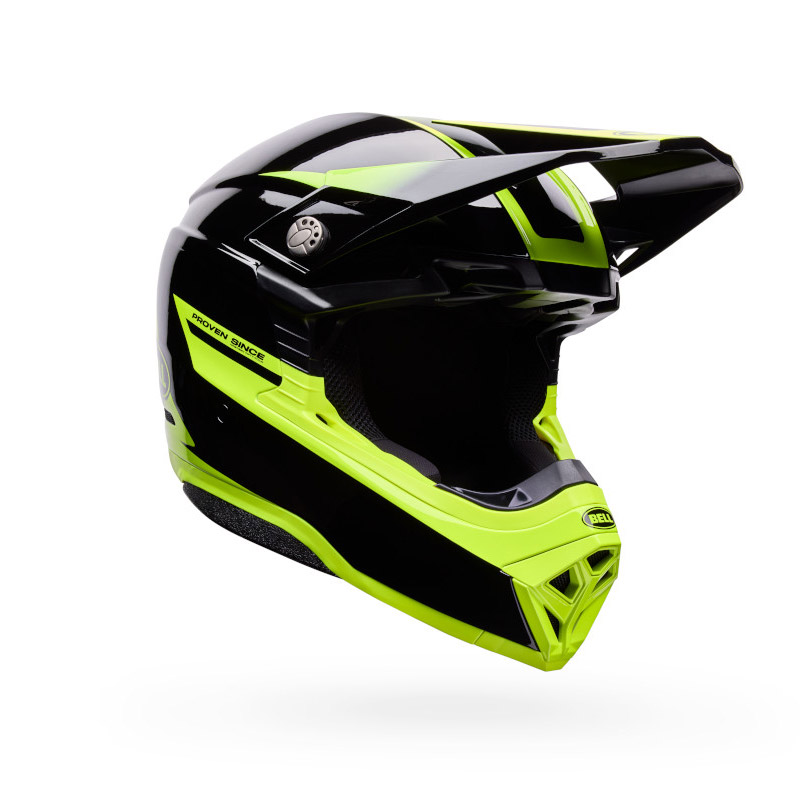 Casco Bell Moto-10 Mips Fade nero giallo