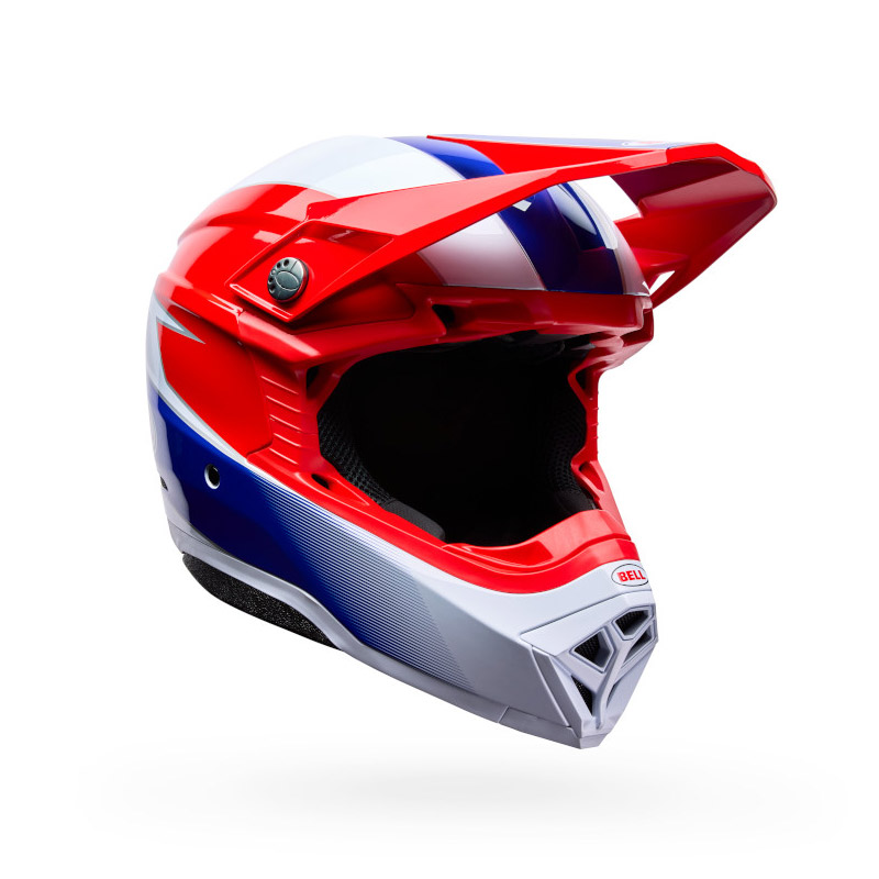 Casco Bell Moto-10 Mips Falcon rojo blanco