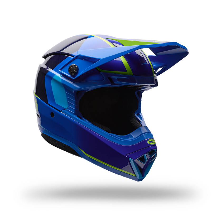 Bell Moto-10 Spherical Gp Vector Helmet Blue