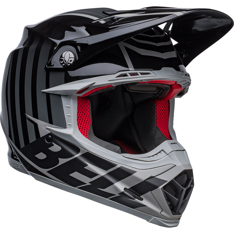 Casco Bell Moto-9S Flex Sprint nero grigio