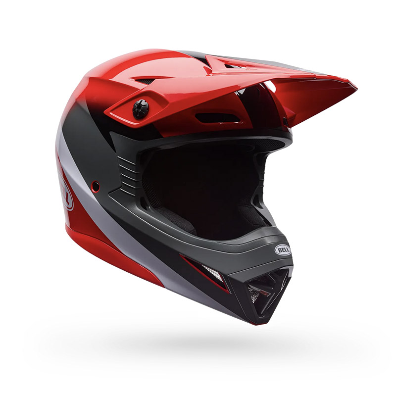 Casque Bell MX-10 Mips Aviator rouge noir
