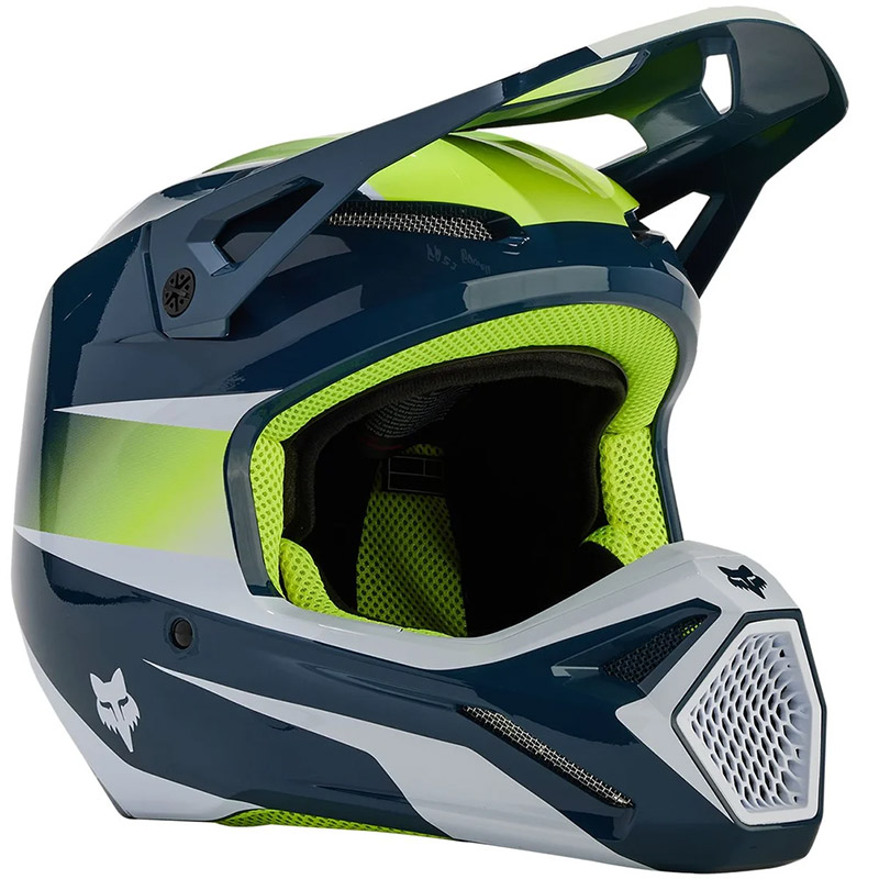 Casco Fox V1 Flora indigo scuro