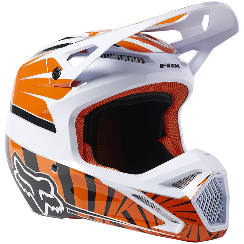 Casco Fox V1 Goat arancio