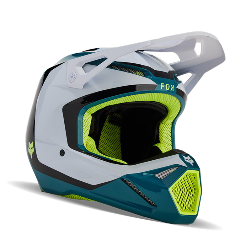 Casco Fox V1 Nitro maui blu