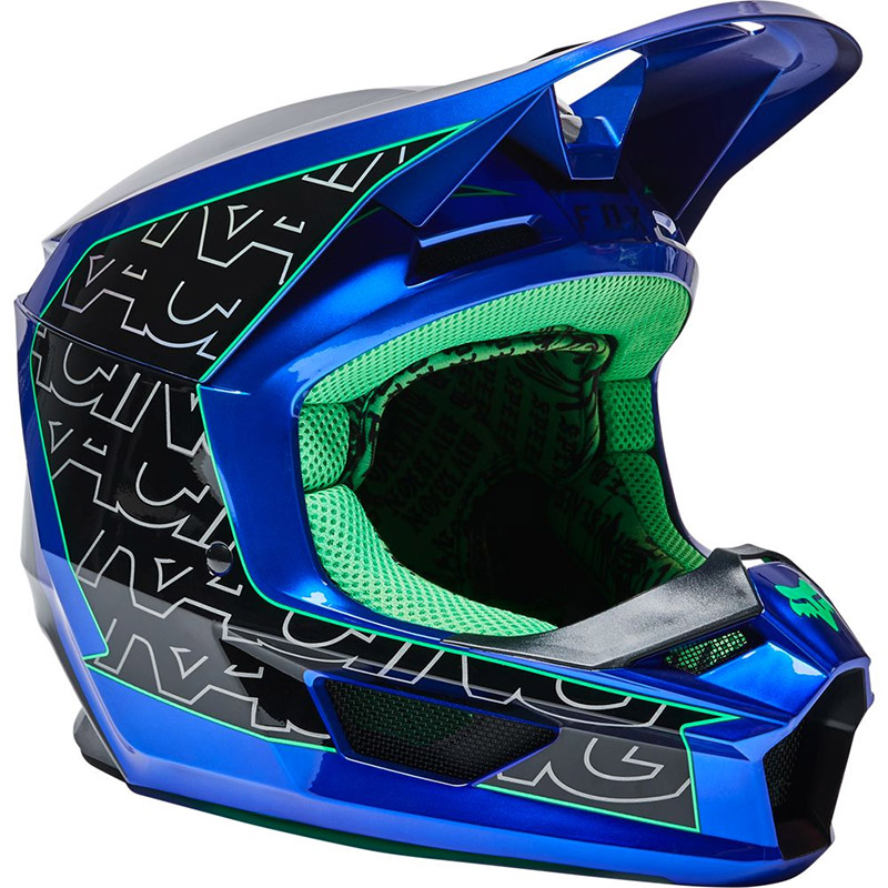 Casco Fox V1 Peril Blu | MotoStorm