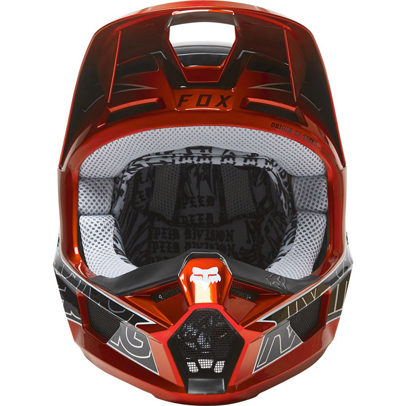 Casco Fox V1 Peril Rosso Fluo | MotoStorm