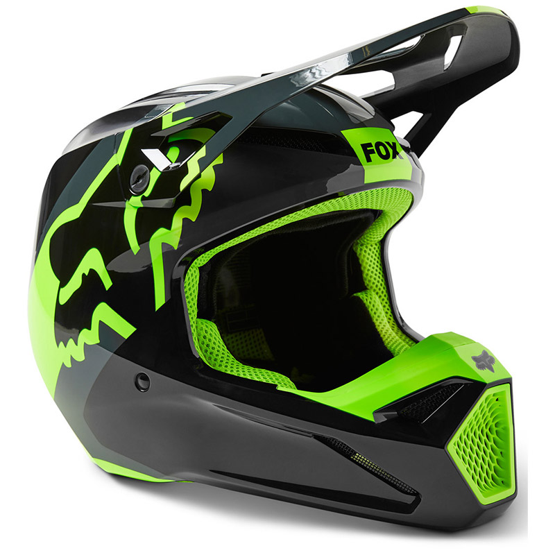 Casco Fox V1 Xpozr nero grigio