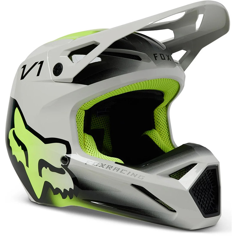 Casco Fox Youth V1 Toxsyk steel grigio