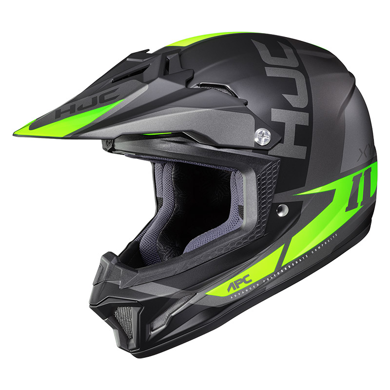 Hjc Cl xy 2 Creed Kid Helmet Green Black HJC 196774 MC4HSF Offroad
