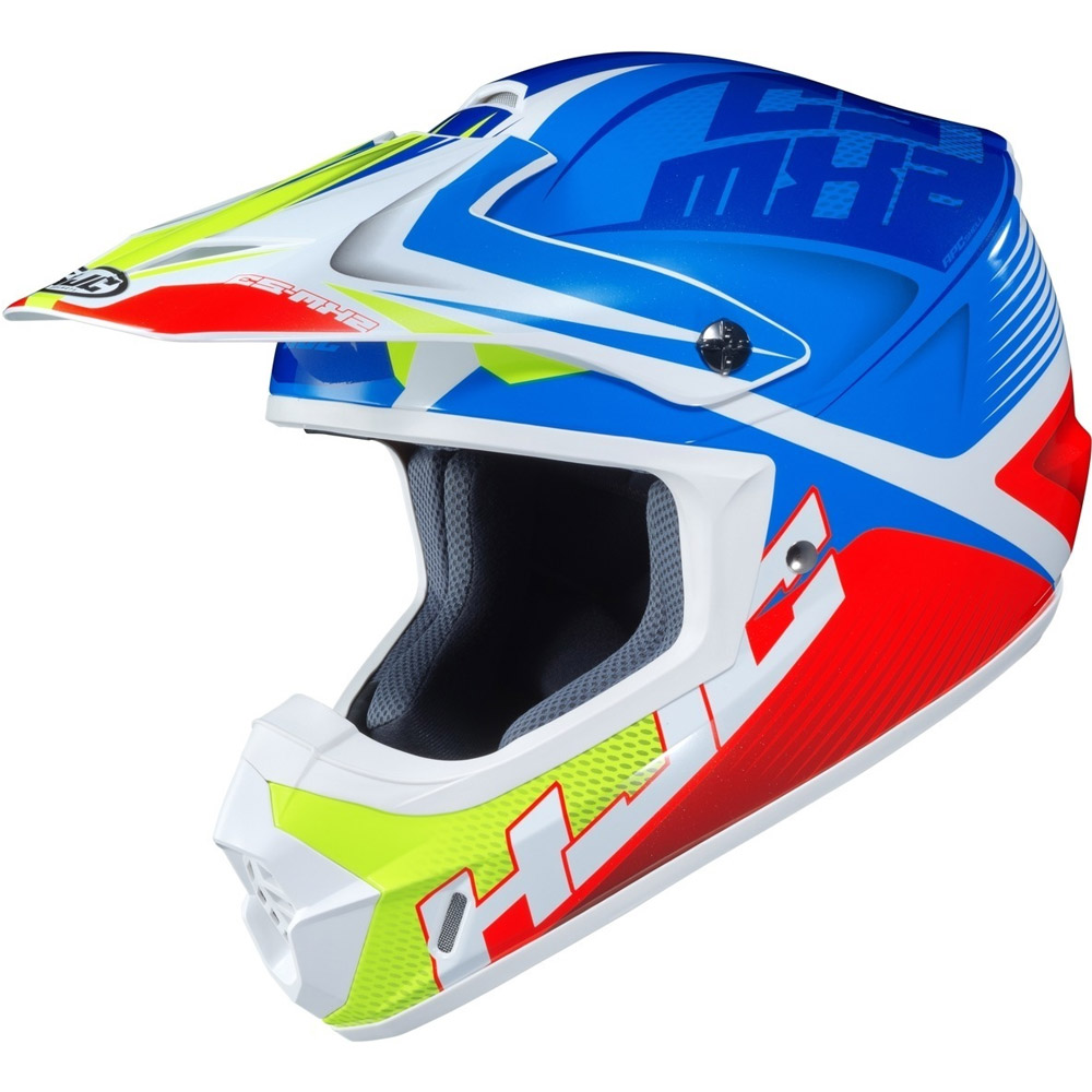 Hjc Cs Mx 2 Ellusion Helmet Blue Red 